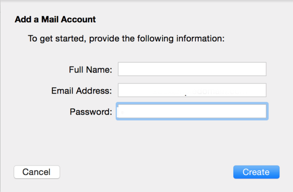 add mail account