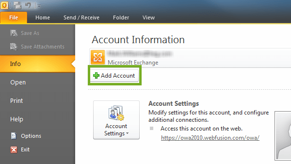 add account 1